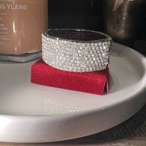 Unique Vintage Silver Crystal Bracelet price is firm Like New